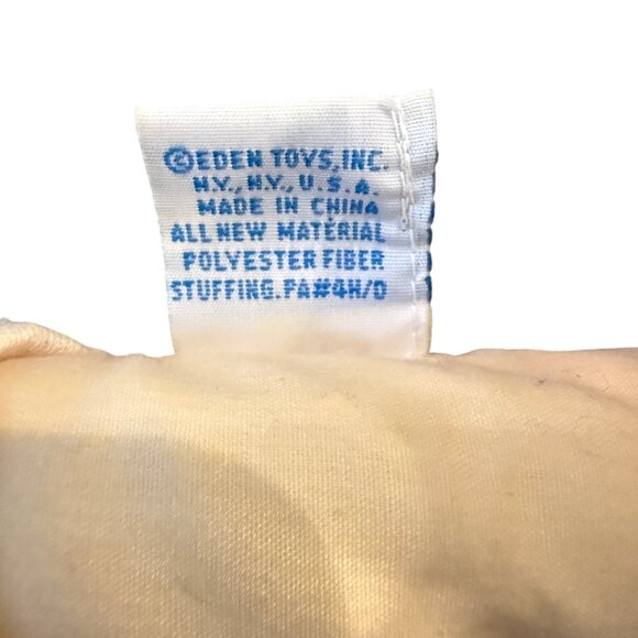 Vtg 1990 Eden 20" Madeline Cloth Doll, Red Paid Dress, Black Hat & Appendix Scar - Picture 7 of 8